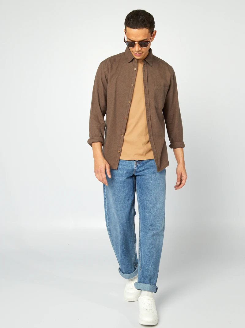 overshirt with chest pockets